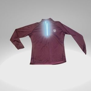 Maroon Reflective Texas A&M Athletic Pullover